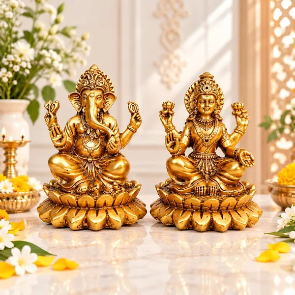 A_S_Ventures_Lakshmi_Ganesh_Idol_Set_For_Diwali_Puja_Laxmi_Ganesh_Murti_For_Home_Temple_Office_Corporate_Gifting_Decorative_Hindu_God_Statue_For_Pooja_Mandir_Diwali_Gift
