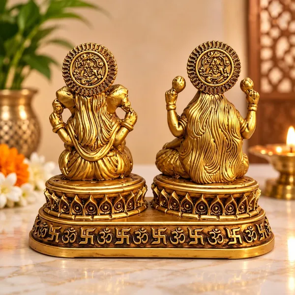 A_S_Ventures_Lakshmi_Ganesh_Murti_For_Diwali_Pooja_Golden_Polyresin_Laxmi_Ganesh_Idol_For_Home_Temple_Mandir_Decoration_Lakshmi_Puja_Festive_Home_Decor_And_Diwali_Gift