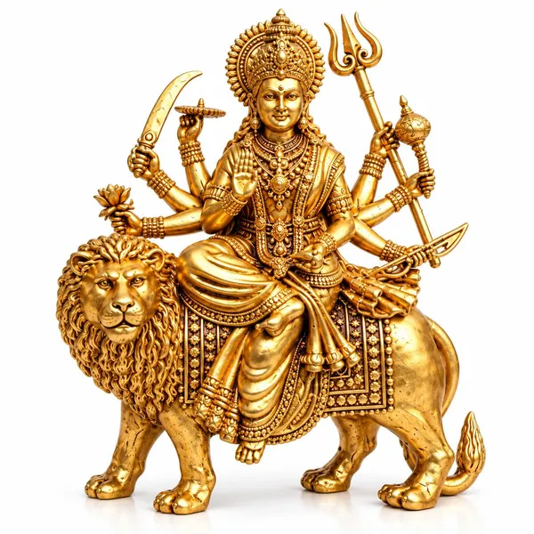 A_S_Ventures_Brass_Maa_Durga_Statue_On_Lion_For_Navratri_Traditional_Hindu_Goddess_Durga_Idol_For_Home_Temple_Pooja_Room_Festive_Decoration_Navratri_Special