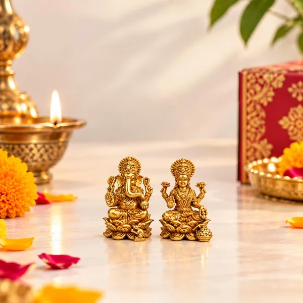 A_S_Ventures_Mini_Brass_Laxmi_Ganesh_Murti_Set_3_Cm_Lakshmi_Ganesh_Idol_For_Home_Temple_Office_Desk_Pooja_Diwali_Dhanteras_Gift_Housewarming_Corporate_Gifting