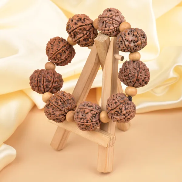 Brown_Rudraksha_10_Mukhi_White_Sandalwood_Bracelet