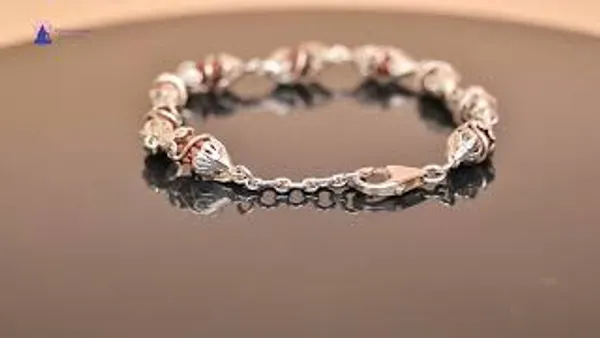 1_Mukhi_Rudraksha_925_Silver_Designer_Caps_Bracelet