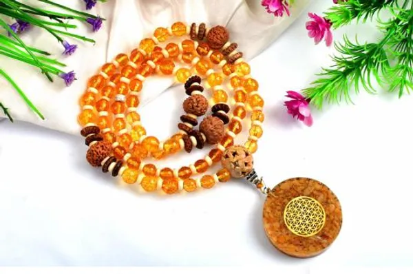 12_Mukhi_Rudraksha_And_Citrine_Mala