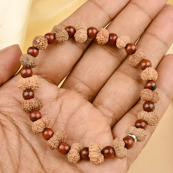 15_Mukhi_X_Red_Sandalwood_Bracelet