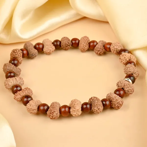 15_Mukhi_X_Red_Sandalwood_Bracelet