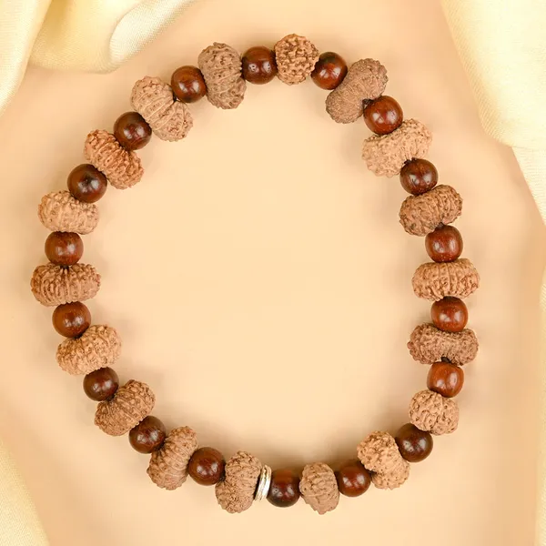 15_Mukhi_X_Red_Sandalwood_Bracelet