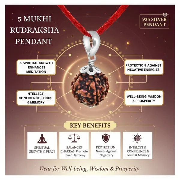 5_Mukhi_Nepali_Rudraksha_Pendant
