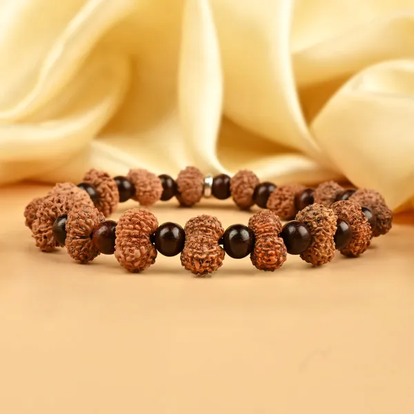 13_Mukhi_X_Red_Sandalwood_Bracelet