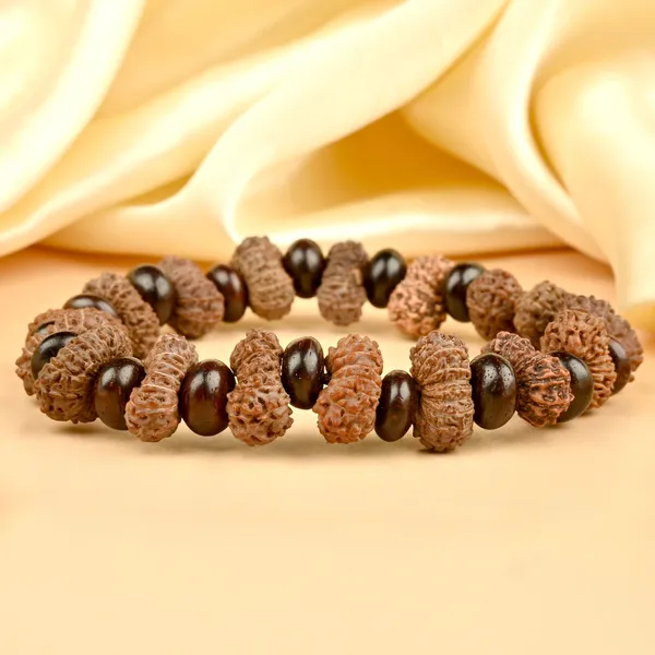 15_Mukhi_X_Red_Sandalwood_Elliptical_Bracelet