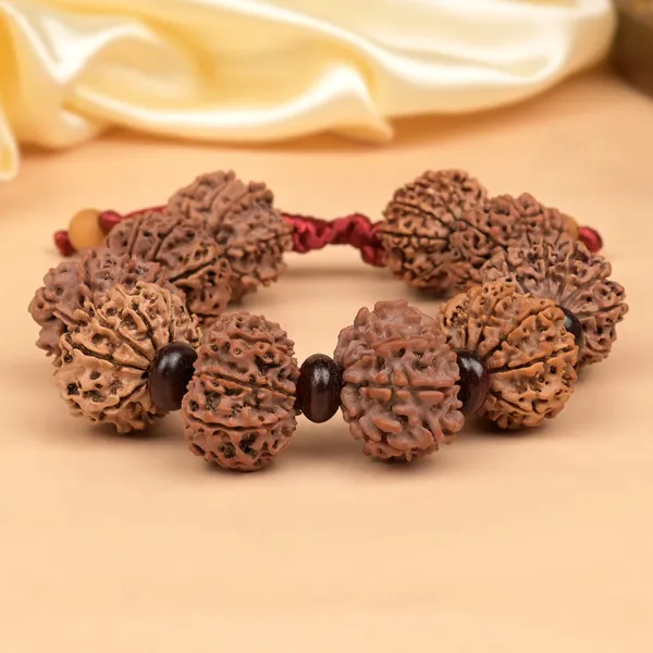 Brown_Rudraksha_Adjustable_15_Mukhi_Nepali_Red_Sandalwood_Bracelet