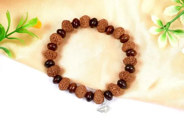 11_Mukhi_Ekadash_Bracelet_From_Java_With_Red_Sandalwood_Beads