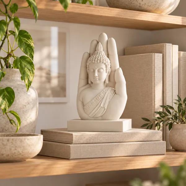 Blancspace_Buddha_Hand_Decorative_Sculpture_Warm_Ivory