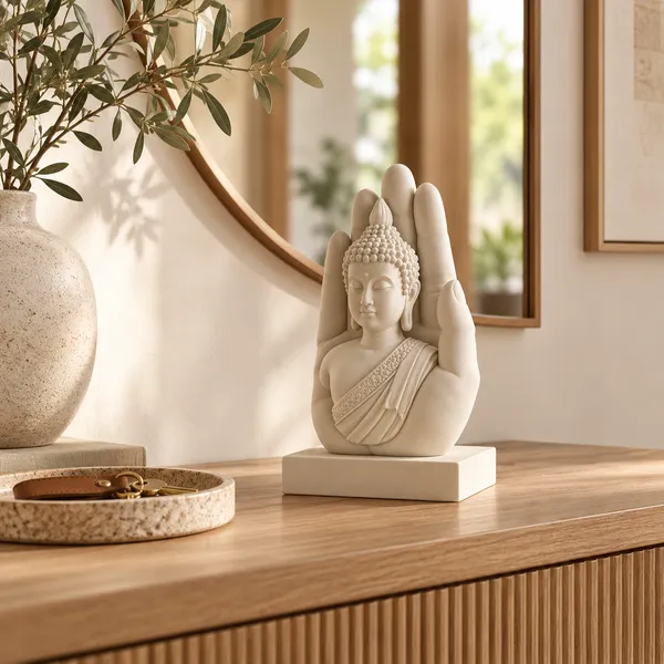 Blancspace_Buddha_Hand_Decorative_Sculpture_Warm_Ivory