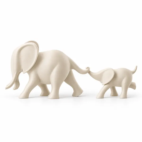 Blancspace_Elephant_Duo_Figurine_Warm_Ivory