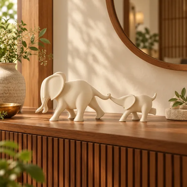 Blancspace_Elephant_Duo_Figurine_Warm_Ivory