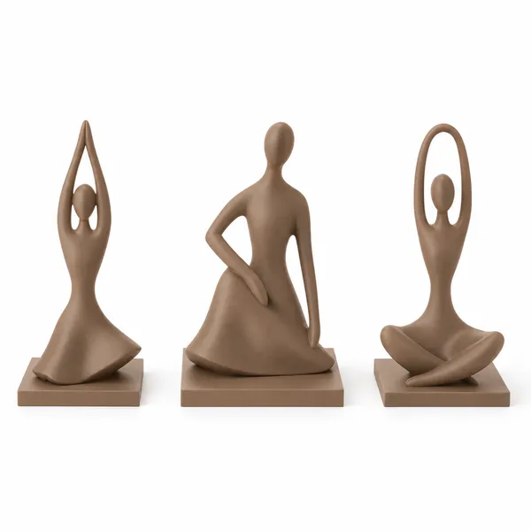 Harmony_Pose_Trio_Abstract_Figurine_Set_Caramel_Taupe