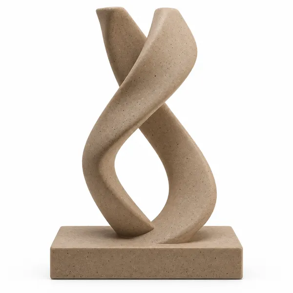 Two_Souls_Abstract_Sculptural_Showpiece_Caramel_Taupe
