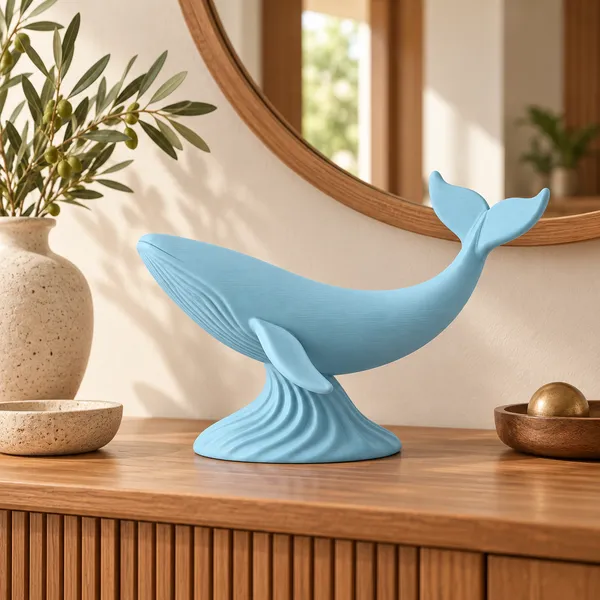 Japandi_Whale_Decorative_Sculpture_Dusty_Blue