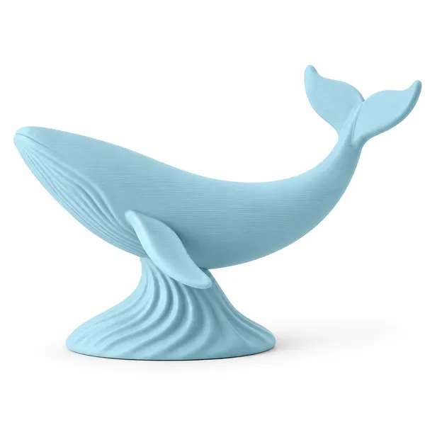 Japandi_Whale_Decorative_Sculpture_Dusty_Blue