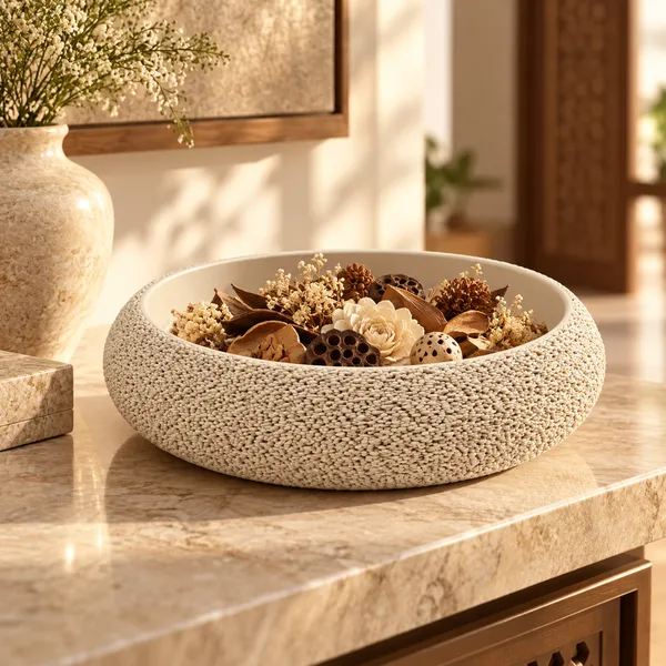 Pla_Fuzzy_Oval_Textured_Catchall_Bowl_Sand_Beige
