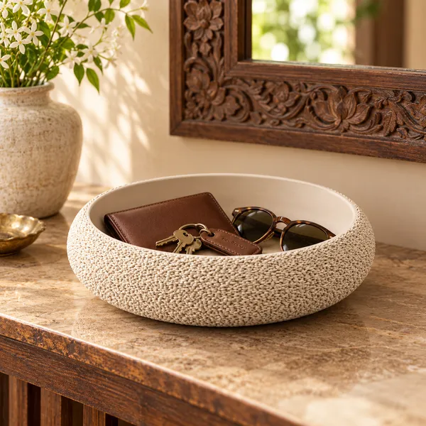 Pla_Fuzzy_Oval_Textured_Catchall_Bowl_Sand_Beige