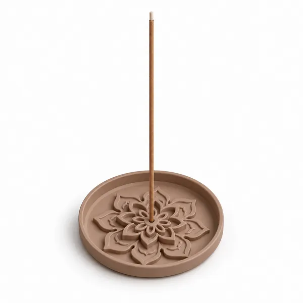 Pla_Minimalist_Lotus_Incense_Holder_Warm_Taupe