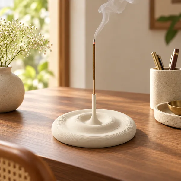 Pla_Minimalist_Sculptural_Water_Drop_Holder_Warm_Ivory