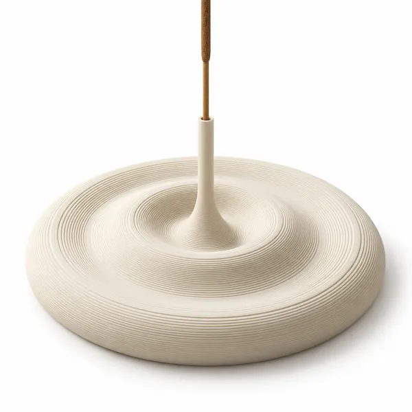 Pla_Minimalist_Sculptural_Water_Drop_Holder_Warm_Ivory