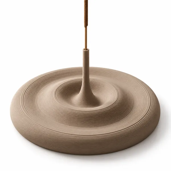Pla_Minimalist_Sculptural_Water_Drop_Holder_Warm_Taupe