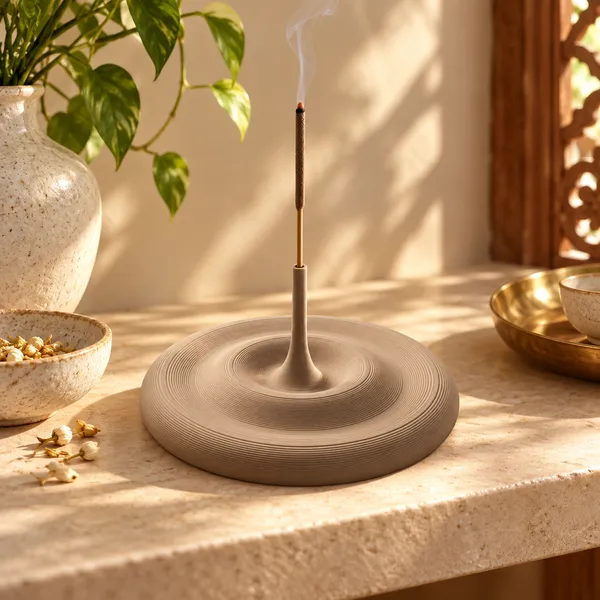 Pla_Minimalist_Sculptural_Water_Drop_Holder_Warm_Taupe