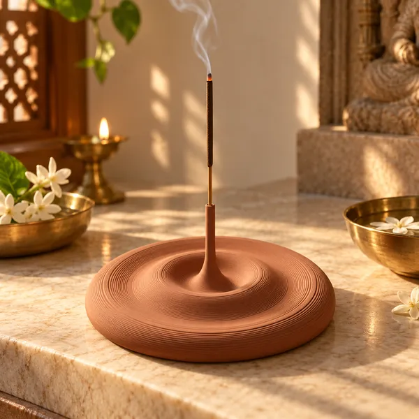 Pla_Minimalist_Sculptural_Water_Drop_Holder_Terracotta