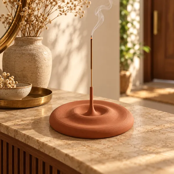 Pla_Minimalist_Sculptural_Water_Drop_Holder_Terracotta