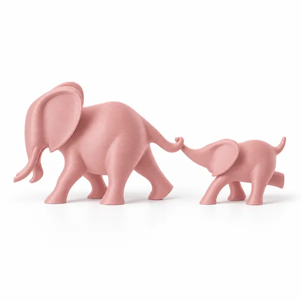 Blancspace_Elephant_Duo_Figurine_Dusty_Pink