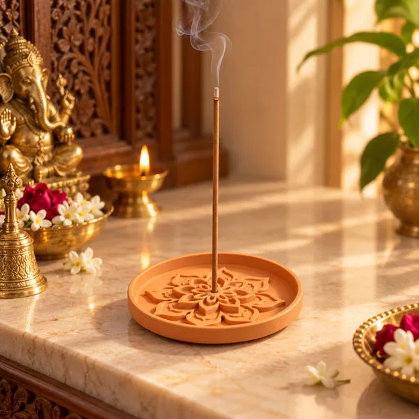Pla_Minimalist_Lotus_Incense_Holder_Terracotta