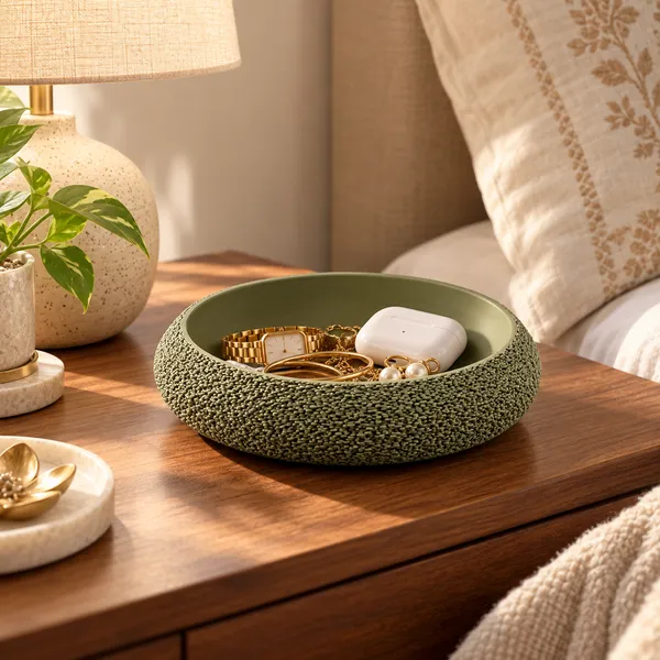 Pla_Lotus_Incense_Holder_Olive_Green
