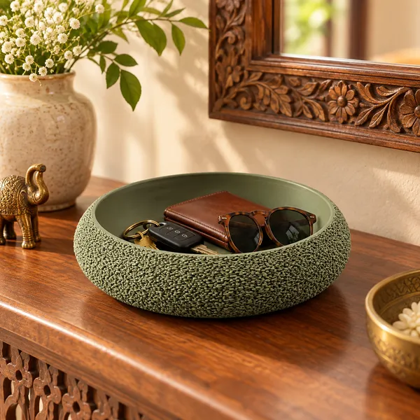 Pla_Lotus_Incense_Holder_Olive_Green