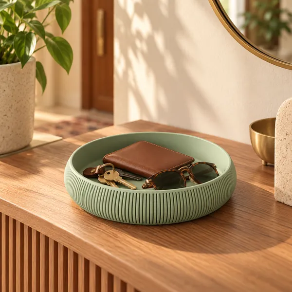 Pla_Minimalist_Catchall_Entryway_Bowl_Olive_Green