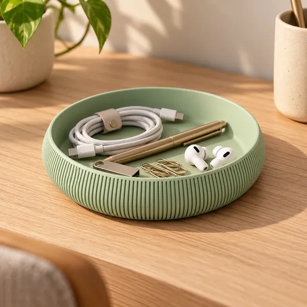 Pla_Minimalist_Catchall_Entryway_Bowl_Olive_Green