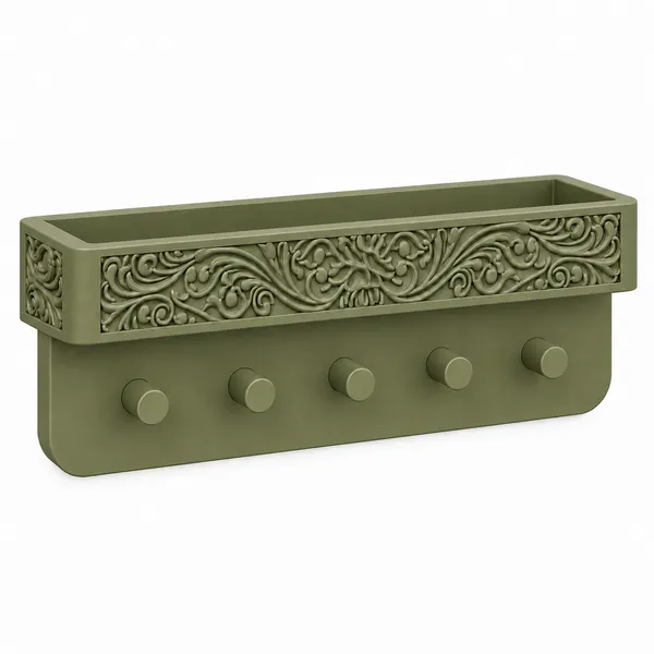 Pla_Jharokha_Wall-Mounted_Key_Shelf_Charcoal