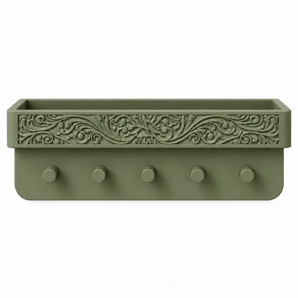 Pla_Jharokha_Wall-Mounted_Key_Shelf_Charcoal