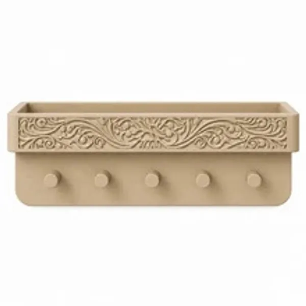 Pla_Jharokha_Wall-Mounted_Key_Shelf_Sand_Beige