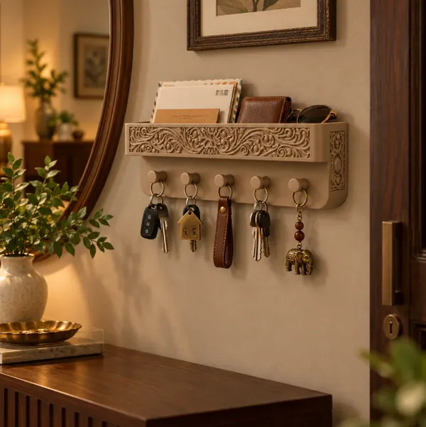 Pla_Jharokha_Wall-Mounted_Key_Shelf_Terracotta
