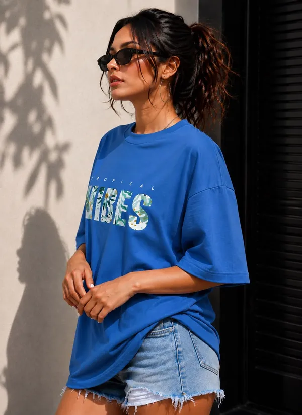 Blue_Cotton_Oversized_Tropical_Graphic_T-Shirt_For_Women