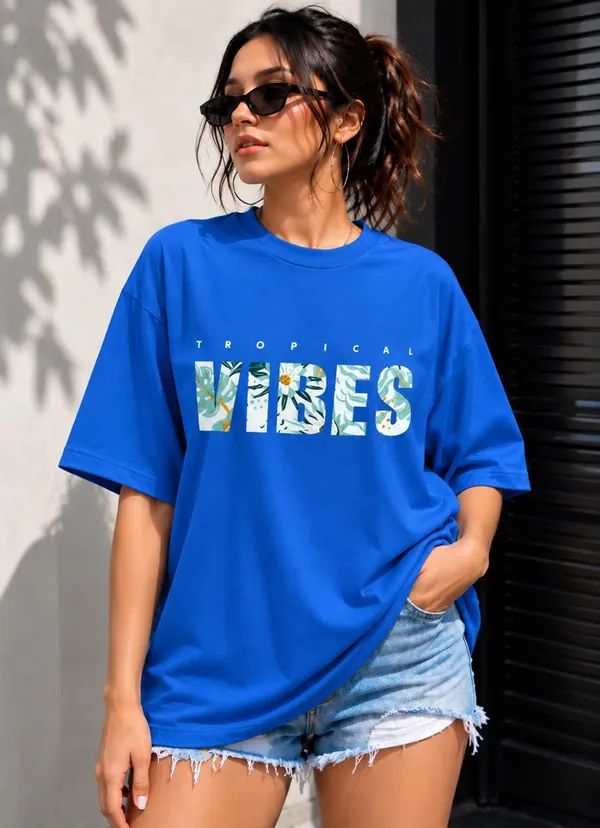 Blue_Cotton_Oversized_Tropical_Graphic_T-Shirt_For_Women