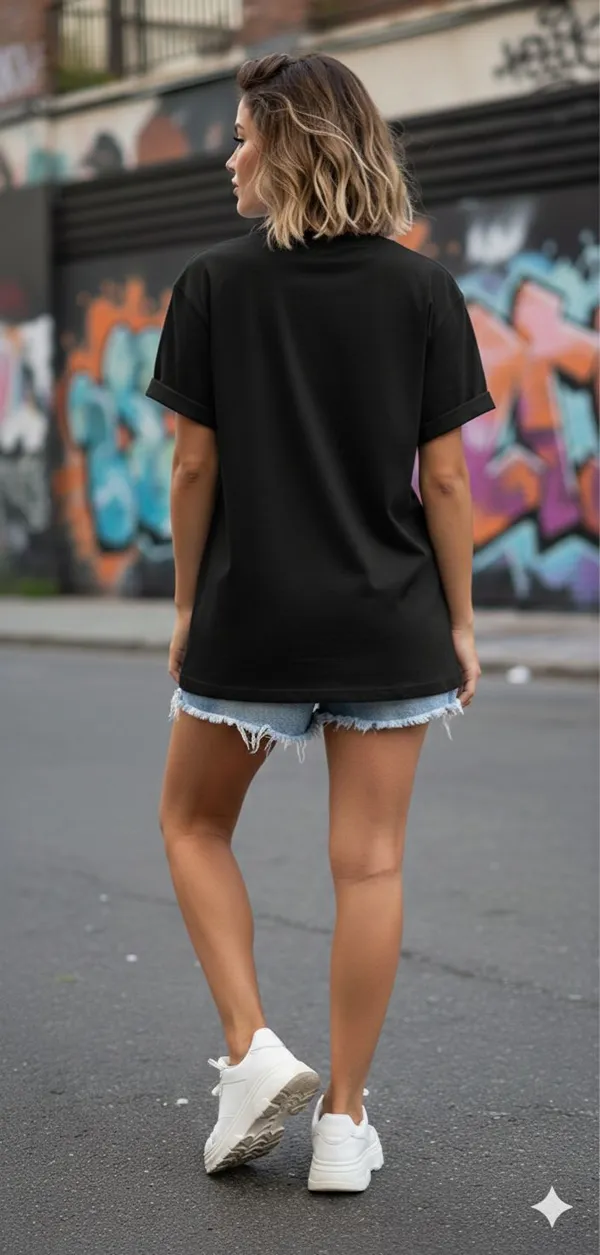Black_Cotton_Oversized_Pink_Accent_Graphic_T-Shirt_For_Women