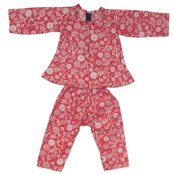 Blue_And_Red_Cotton_Co-Ord_Sleepwear_Set_For_Girls_(Pack_Of_2)