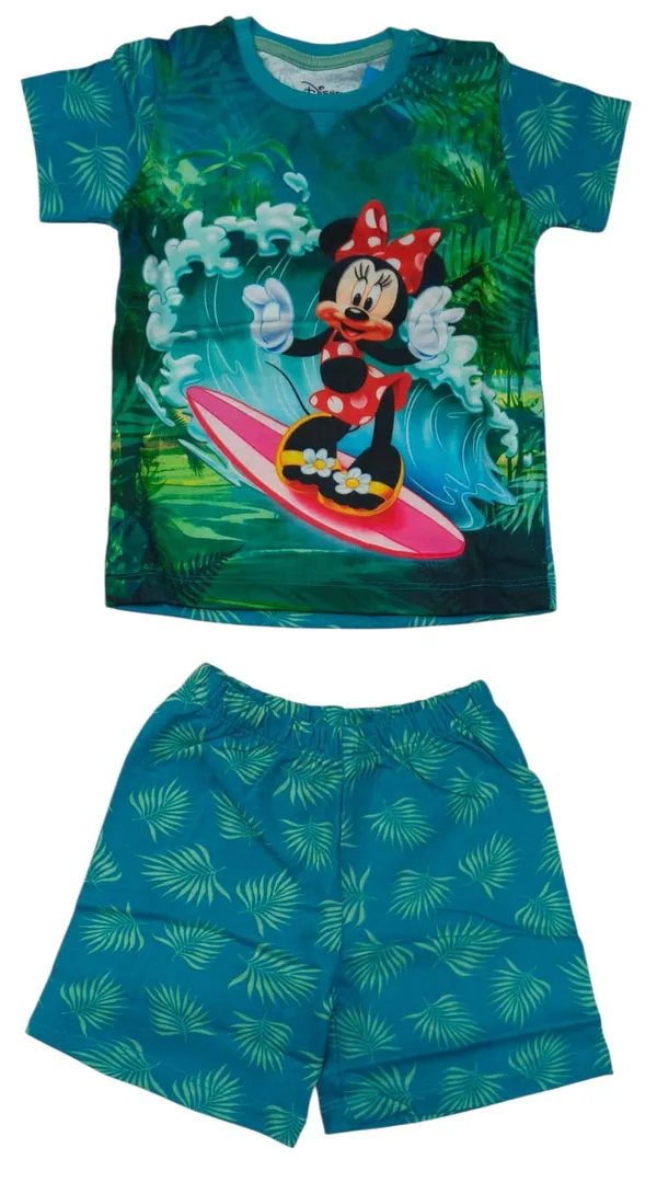 Green_Cotton_T-Shirt_Shorts_Set_For_Boys