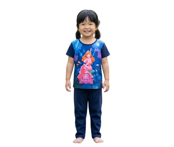 Violet_Hosiery_Cotton_T-Shirt_Pajama_Set_For_Girls