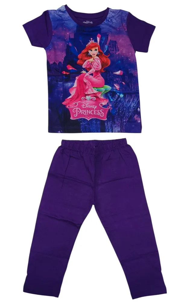 Violet_Hosiery_Cotton_T-Shirt_Pajama_Set_For_Girls