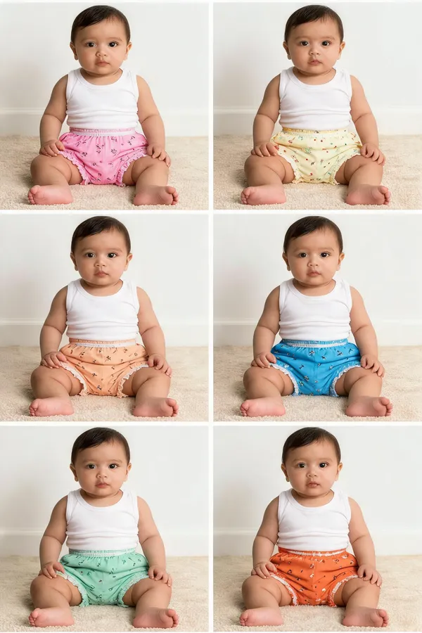 Multicolor_Cotton_Printed_Bloomer_For_Baby_(Pack_Of_6)